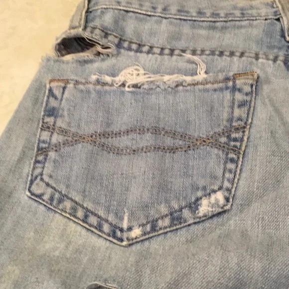 ABERCROMBIE & FITCH Womens Emma Very Distressed Jeans 25 - Picture 6 of 16